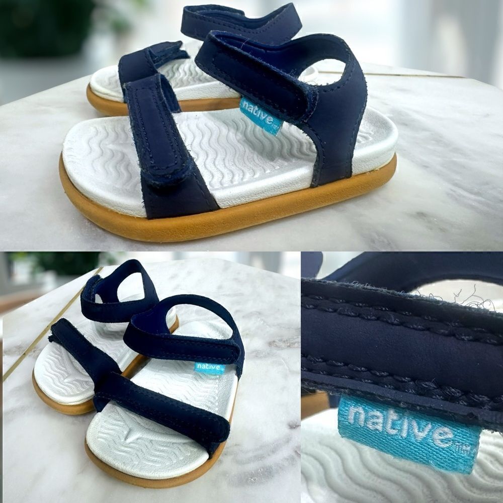🔥🔥  Native Charley Toddler Kids Waterproof Sandals Water Shoes size C4